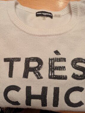 Karl Lagerfeld Tres Chic Sweater XL